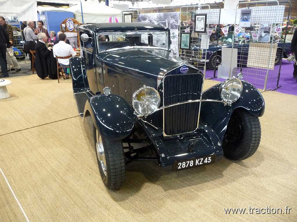 2011_epoquauto (112).jpg - 05/11/2011 - 69000 LYON - EPOQU'AUTO - 33ème Salon International Autos & Motos Anciennes - DELAGE - TYPE D6 11S - 1933